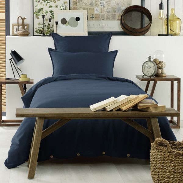 Housse de couette 140x200 flanelle de coton Nuit évite les réveils nocturnes dus au froid