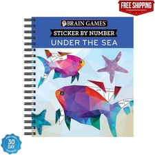 Sticker By Number Under The Sea 156 Pages Fun Art Activity For All Ages