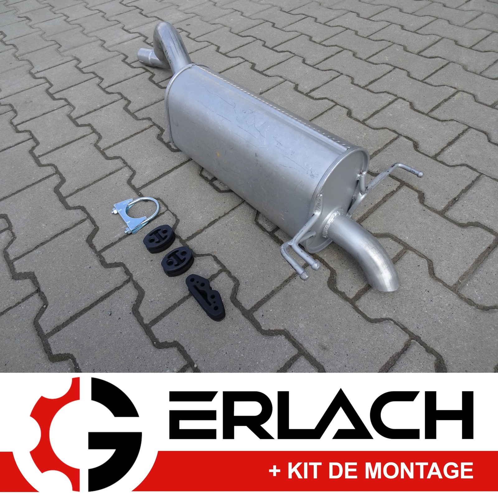 Silencieux arriere Fiat Doblo 263 1.6 D MultiJet performance et debit