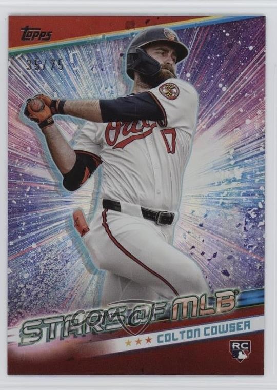 2024 Topps Update Stars of MLB Red 35/75 Colton Cowser #SMLB-67 1sj2