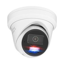 Anpviz 8MP PoE IP Camera, Strobe Red  Blue Light and Audio Alarm, Smart Color