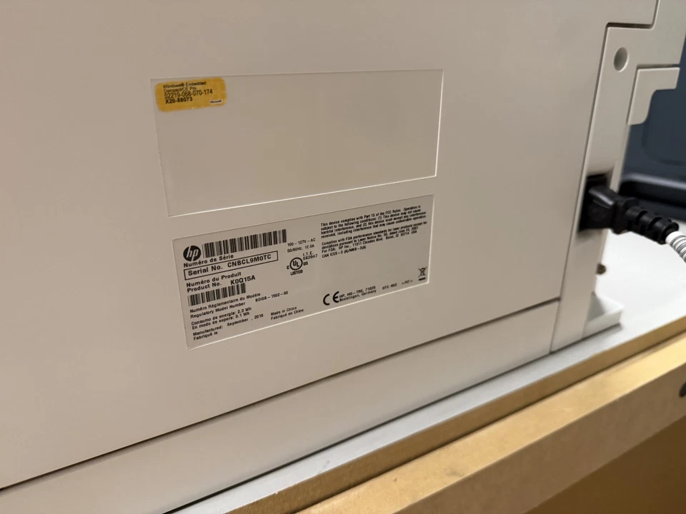 HP LaserJet Enterprise M607 Monochrome Duplex Printer - Image 3 of 4