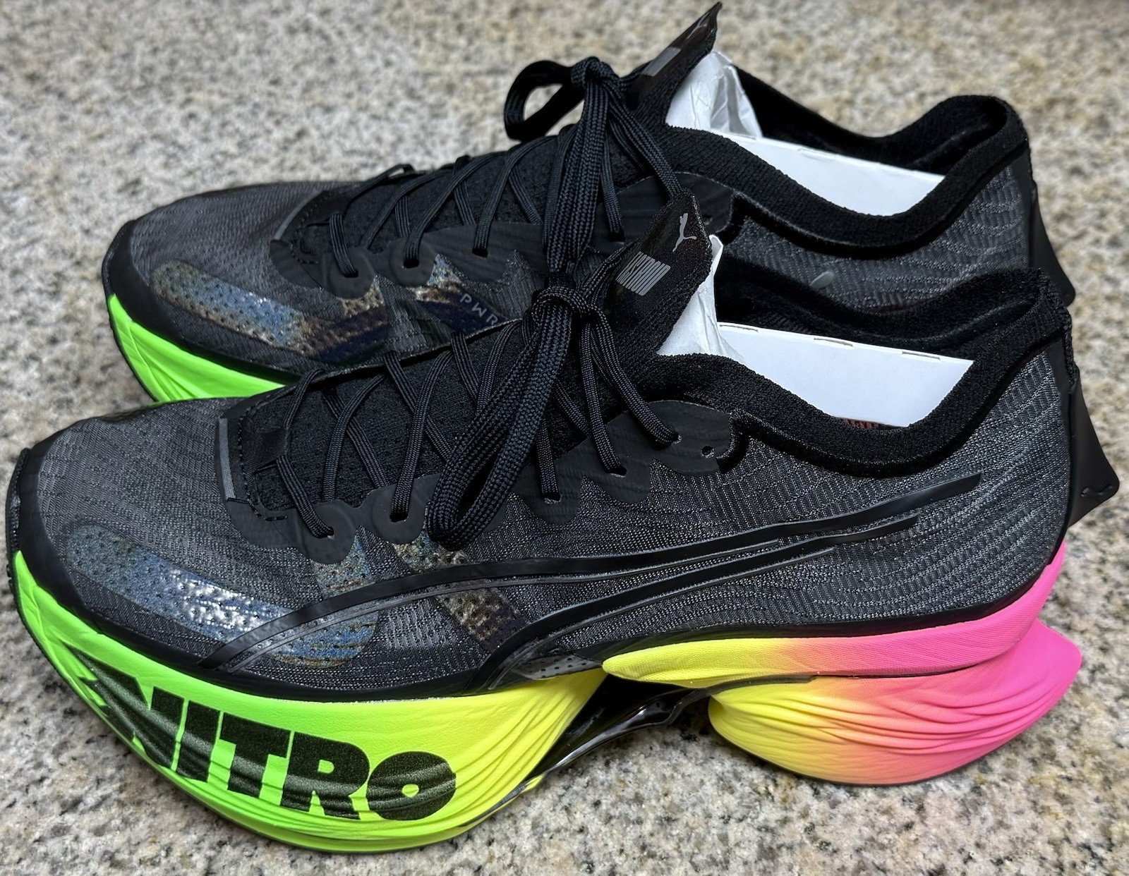 PUMA Fastroid Nitro Elite Futrograde Black/Green/Yellow/Red (379068-01) 10.0 Men image 4