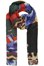 Desigual Schal Damen Tuch Strickschal Loop Mehrfarbig #oko2teo