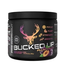 Bucked Up Plum Crazy (Sour Plum) Pre-Workout 8.6 oz / 25 servings Exp 07/27 NEW
