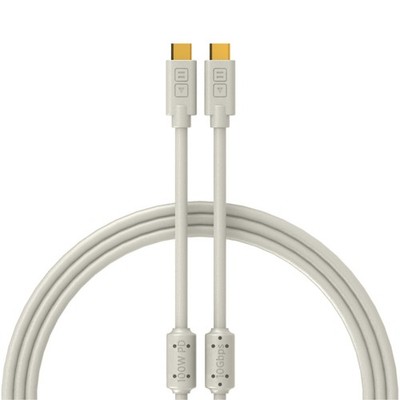 DJ TECHTOOLS Chroma Cables USB C to C white, 0,25 m - Kabel für DJs