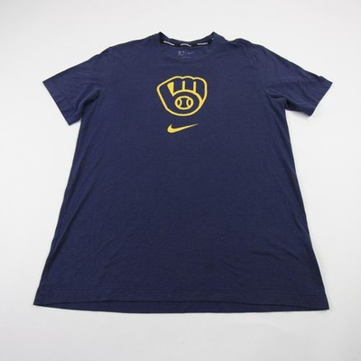  Milwaukee Brewers Nike MLB Authentic Dri-Fit Short Sleeve Shirt Multiple Sizes