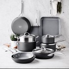 GreenPan Paris Pro 14 Piece Hard Anodized Ceramic Nonstick Cookware Set -1481871