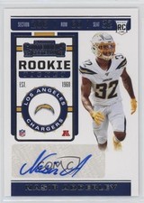 2019 Panini Contenders Rookie Ticket Nasir Adderley #144 Auto 0nr3