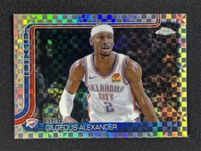 2025-26 Topps Chrome Shai Gilgeous-Alexander #141 X-Fractor Refractor &041418
