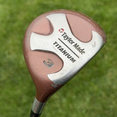 TaylorMade Titanium 3 Fairway Wood Graphite Bubble Shaft S-90 Plus Stiff Flex RH