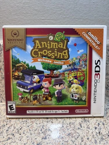 Animal Crossing: New Leaf - Welcome Amiibo Selects - Nintendo 3DS - Tested