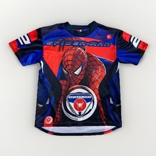 Vtg 2004 spider-man 2 Athletic Shirt Vintage AOP All Over Print Y2K Kids