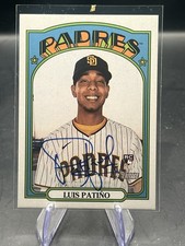 2021 Topps Heritage Luis Patino ON CARD Blue Ink Auto Real One ROA-LP Padres