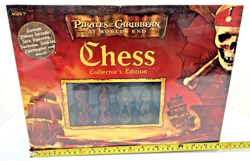 Disney Pirates Of The Caribbean At Worlds End Collector's Edition Chess Set NIB - Picture 11 of 13