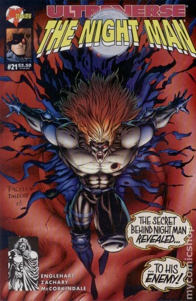 Night Man #21 VG 1995 Stock Image Low Grade