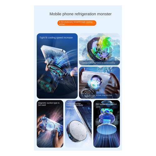 Magnetyczna chłodnica telefonu komórkowego z cyfrowym wyświetlaczem Semiconductor9773 - Zdjęcie 3 z 10