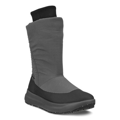 ECCO SOLICE ARCTIC WATERPROOF, BLACK/MAGNET PRIMALOFT, 6-6.5 
