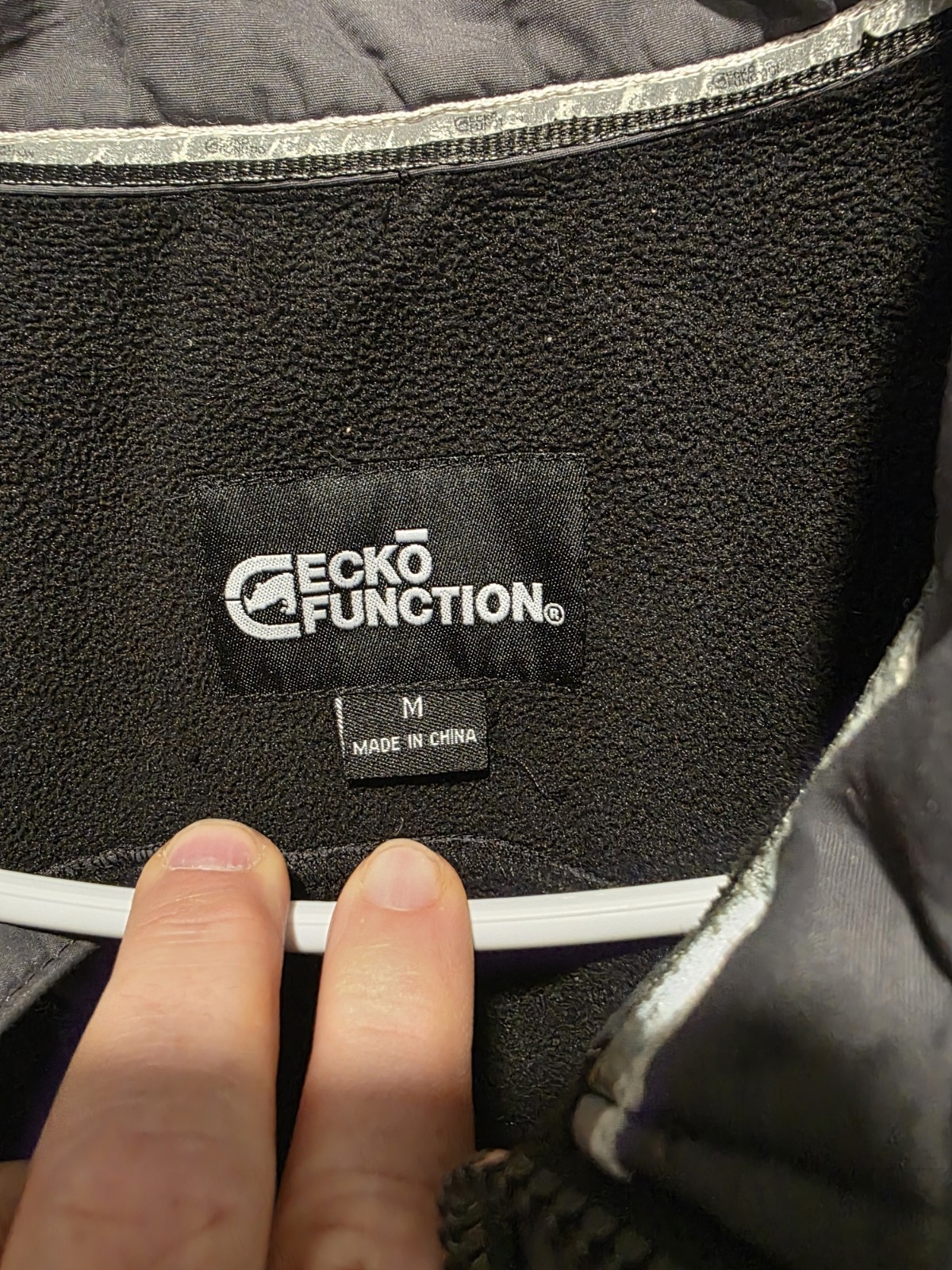 Ecko Function Full Zip Gray Jacket M 100% Polyest… - image 3