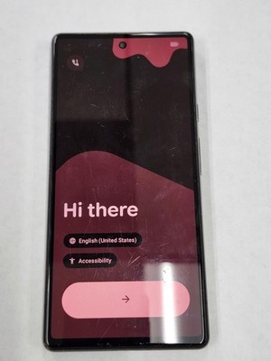 FOR PARTS   - Google Pixel 6 - 128GB - Black - Unlocked - G9S9B - 12514