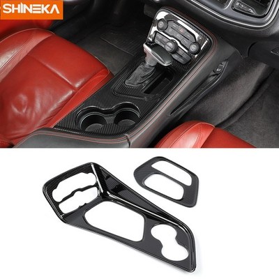 FOR 2015-2019 DODGE CHALLENGER CONSOLE GEAR SHIFT PANEL TRIM DECOR COVER GARNISH