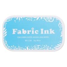 Ink Pads for Stamps, 3.7x2.2 Inch Fabric Ink Pad, Sky Blue
