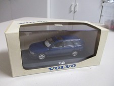 Minichamps 1/43 Volvo V40 Estate Wagon Blue Dealer Promo Box Rare Sold Out