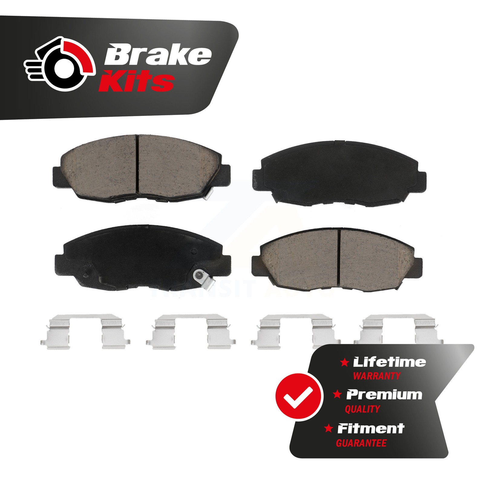 Front Ceramic Brake Pads Set For 1990-2002 Honda Accord 1997-1999 Acura CL Coupe