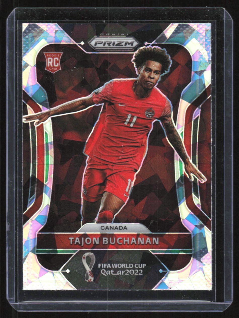 2022 Panini Prizm FIFA World Cup Qatar Ice Tajon Buchanan Rookie Canada #54