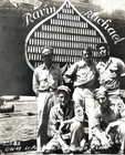 VTG 1940s WW2 Photo Military Bomber Plane Nose Art “Ravin’ Rachael” Id’d Soldier