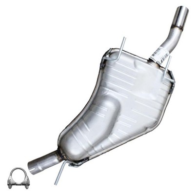 Exhaust Muffler Compatible for 1999-2003 Saab 9-5 2.3L | Stainless Steel | No...