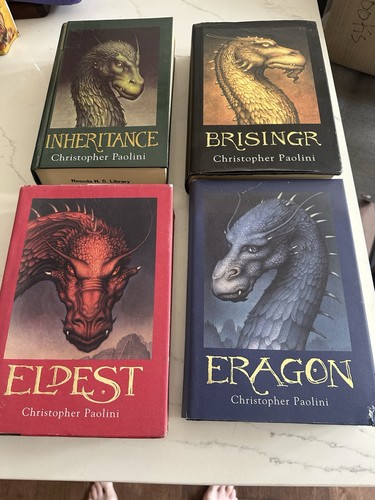 Christopher Paolini Eragon Series Lot 4 Hardbacks