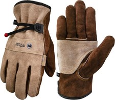 Leather Work Gloves for Men or Women. Large Glove for Gardening, Tig/Mig Welding