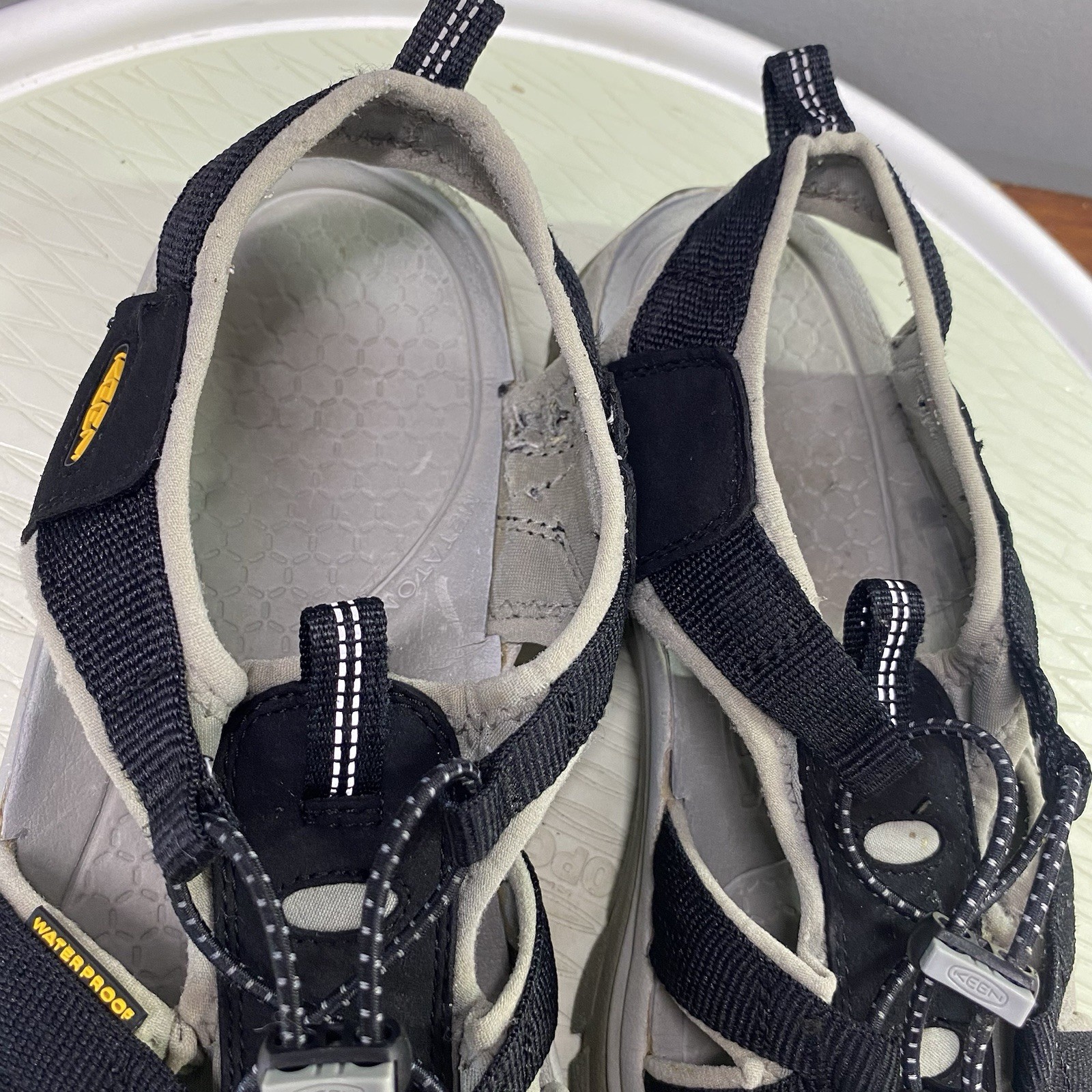 Keen Sandali Uomo Nero Robusti Escursionismo Impermeabili Tg.9.5 US