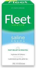 Fleet Laxative Saline Enema for Adult Constipation, 2 Bottles, 4.5 Fl Oz Pack o