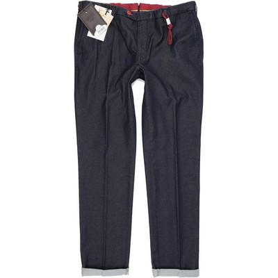 MMX Lynx   Blau Skinny Slim Chino Stretch Trousers W37 L34 (50132)