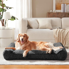 XL Orthopedic Dog Bed for Large Dogs up to 80Lbs - Extra Thick Foam Pet Bed Sofa