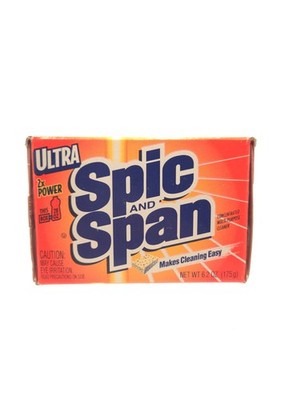 Vintage New Ultra Spic And Span Multi Purpose Cleaner Powder Box 6.2oz