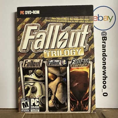 Fallout Trilogy (PC 2009 DVD-ROM) Fallout 1 & 2 & Tactics Post-Apocalyptic RPG