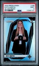 2024 PANINI PRIZM WNBA KATE MARTIN #148 SILVER PRIZM PSA 9