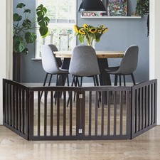 Pet Republic Dog Gate Pet Gate Indoor For Stairs Doorways 82X24 Inch 4 Panels