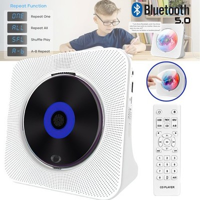 CD Player Tragbarer Bluetooth eingebauten HiFi Lautsprechern Desktop-CD-Player