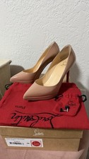 Christian Louboutin Pigalle Plato 100mm Size 34 - Nude