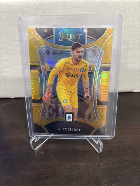 2023-24 Panini Select Serie A Gold Prizm Alex Meret 09/10 #189 Napoli