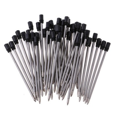 Packung mit 50 Metallminen (1 mm Spitze) für Rollerball Stifte zum Drücken des