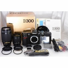 Nikon D300 Digital SLR Camera, Standard/Super Telephoto Dual Lens w/Many Bonus