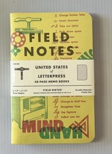 Field Notes United States of Letterpress Seri...