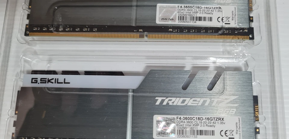 G.Skill DDR4 (2x8GB) 3600MHz Trident Z Neo RGB RAM F4-3600C18D - Image 2 of 3
