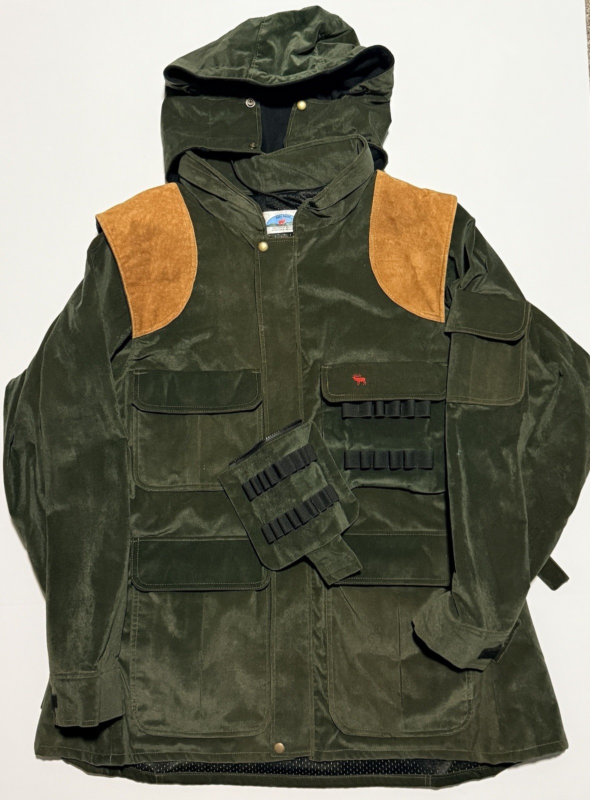 Gary Nesse Outdoor World The Ultimate Shooting Hunting Jacket Mens L USA Made - second product detail image