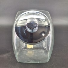 Glass Candy Jar With Aluminum Lid 1 Gal 9" L x 6.5" W x 8.5" H